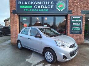 NISSAN MICRA 2015 (65) at Blacksmith Garage Stockton on Forest